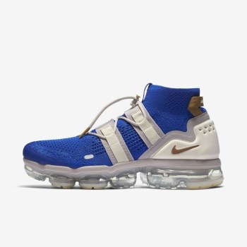 Nike Air VaporMax Flyknit Utility - Férfi Utcai Cipő - Kék/Világos Krém